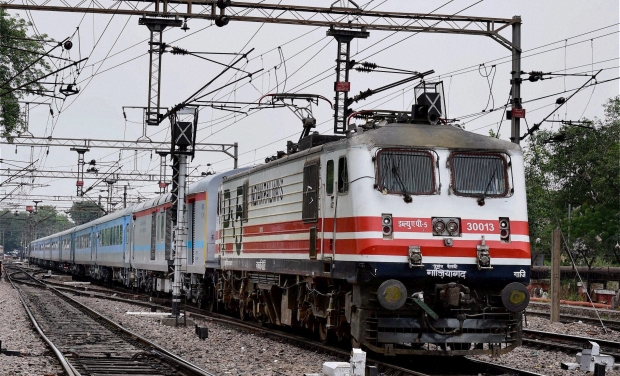 A high speed New Delhi Agra test train leaves New Delhi station on Thursday. The train is expected to reach a speed of 160 kmph (Photo: PTI/AP) A high speed New Delhi Agra test train leaves New Delhi station on Thursday. The train is expected to reach a speed of 160 kmph (Photo: PTI/AP)